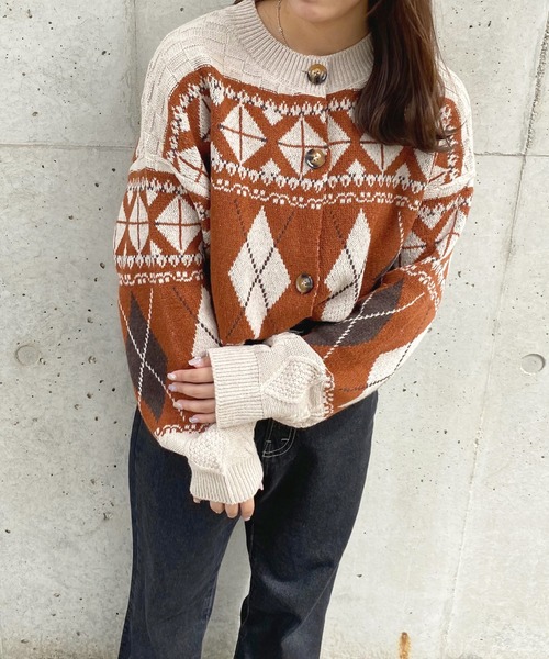 apres jour(アプレジュール)の「ケーブル柄カーディガン【ZOZOTOWN限定アイテム】【9PO】(カーディガン/ボレロ・レディース・ライトベージュ/アイボリー/その他・X-LARGE/フリー)」の22枚目の写真