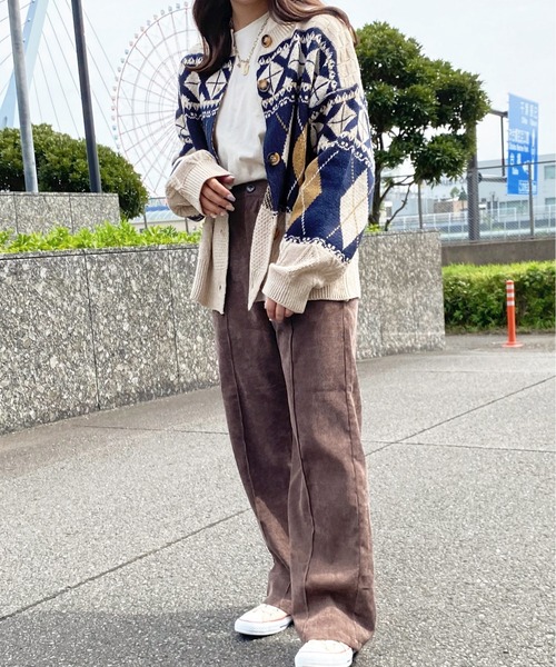 apres jour(アプレジュール)の「ケーブル柄カーディガン【ZOZOTOWN限定アイテム】【9PO】(カーディガン/ボレロ・レディース・ライトベージュ/アイボリー/その他・X-LARGE/フリー)」の11枚目の写真