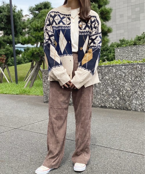 apres jour(アプレジュール)の「ケーブル柄カーディガン【ZOZOTOWN限定アイテム】【9PO】(カーディガン/ボレロ・レディース・ライトベージュ/アイボリー/その他・X-LARGE/フリー)」の12枚目の写真