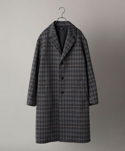 SHIPS（シップス）の「【WEB限定】SHIPS: リラックスフィット ポリメルトン ジャージー チェスター コート（チェスターコート・メンズ・ネイビー/グレー/ダークグレー・SMALL/MEDIUM/LARGE/X-LARGE）」の20枚目の写真