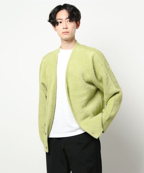 STUSSY(ステューシー)の「【STUSSY / ステューシー】Shaggy Cardigan(カーディガン/ボレロ・メンズ・パープル系その他/イエロー系その他・MEDIUM/LARGE/X-LARGE)」の2枚目の写真