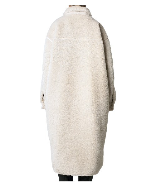 LE CIEL BLEU(ルシェルブルー)の「Fleece Shirt Coat(その他アウター・レディース・ホワイト・36)」の3枚目の写真