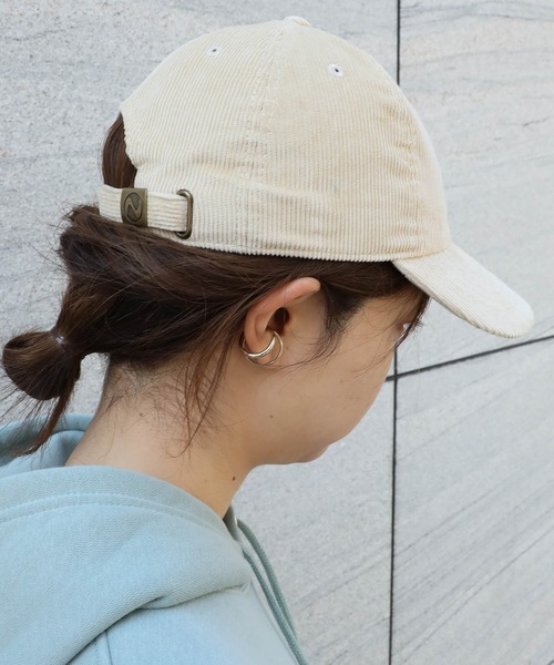 newhattan（ニューハッタン）の「newhattan/コーデュロイキャップ（キャップ・レディース・ブラック/タン/ダークグリーン/バーガンディー/ダークブラウン/ベージュ/ネイビー/ダークグレー/ライトピンク・FREE）」の5枚目の写真