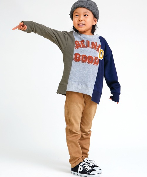 DILASH(ディラッシュ)の「ソフトパウダーストレッチツイルパンツ(チノパンツ・キッズ・カーキ/ブラウン/ネイビー/ブラック/グレー・140/120/100/130/110/80/90/150)」の6枚目の写真