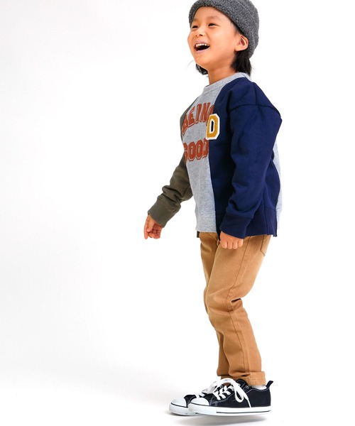 DILASH(ディラッシュ)の「ソフトパウダーストレッチツイルパンツ(チノパンツ・キッズ・カーキ/ブラウン/ネイビー/ブラック/グレー・140/120/100/130/110/80/90/150)」の13枚目の写真