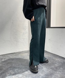 センターシームフェイクスエードパンツ【ZOZOTOWN限定アイテム】