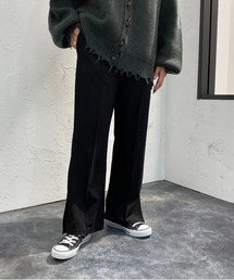 センターシームフェイクスエードパンツ【ZOZOTOWN限定アイテム】