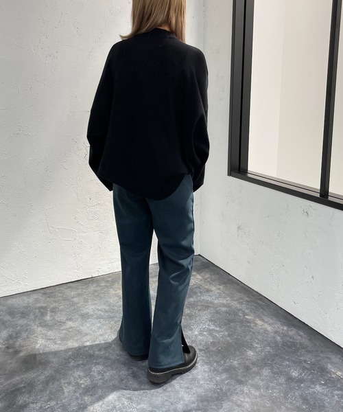 apres jour mignon(アプレジュールミニョン)の「センターシームフェイクスエードパンツ【ZOZOTOWN限定アイテム】(その他パンツ・レディース・ブルーグリーン/マスタード/ブラック・MEDIUM/SMALL/X-LARGE)」の15枚目の写真
