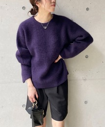 CAPRICIEUX LE'MAGE | ヤクラクーンカシミア畦プルオーバー(ニット/セーター)