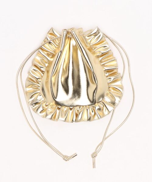 kakatoo（カカトゥ）の「カカトゥ kakatoo / ラッフルドロストショルダー（ショルダーバッグ・レディース・ブラック/シルバー/ゴールド・FREE）」の10枚目の写真