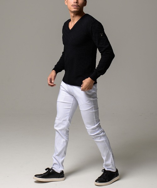 【セール】『VIOLA rumore/ヴィオラ ルモーレ』迷彩柄ストレッチロングパンツ（チノパンツ）｜VIOLA（ヴィオラ）