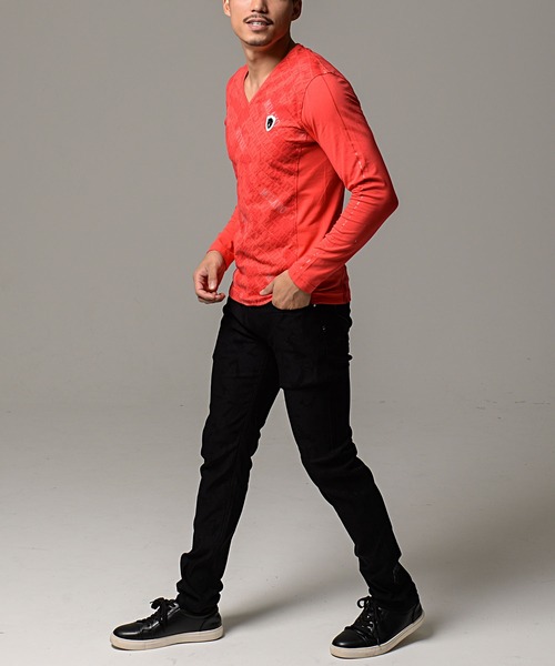 【セール】『VIOLA rumore/ヴィオラ ルモーレ』迷彩柄ストレッチロングパンツ（チノパンツ）｜VIOLA（ヴィオラ）