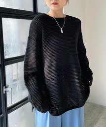 PAGEBOY | ワッフルメッシュニット(ニット/セーター)