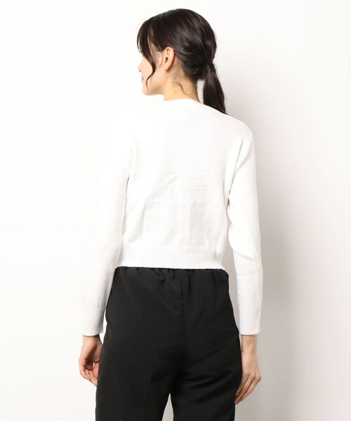 -Myme- Heart be to.（マイミーハートビート）の「front drawstring knit / フロントドロストニット（ニット/セーター・レディース・アイボリー/ピンク・FREE）」の6枚目の写真