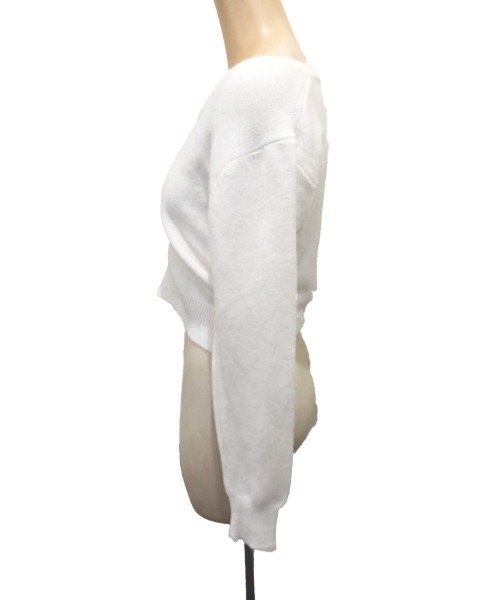 -Myme- Heart be to.（マイミーハートビート）の「front drawstring knit / フロントドロストニット（ニット/セーター・レディース・アイボリー/ピンク・FREE）」の9枚目の写真