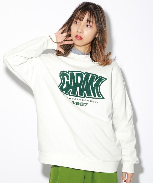 PBLIM（ページボーイリム）の「PAGEBOYLIM/サガラシシュウスウェット（スウェット・レディース・レッド/オフホワイト/ブルー・MEDIUM/LARGE）」の14枚目の写真