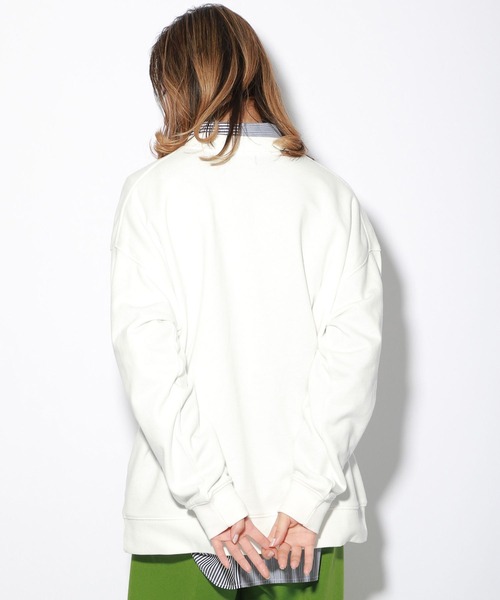 PBLIM（ページボーイリム）の「PAGEBOYLIM/サガラシシュウスウェット（スウェット・レディース・レッド/オフホワイト/ブルー・MEDIUM/LARGE）」の5枚目の写真