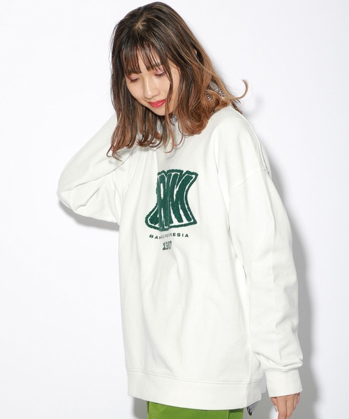 PBLIM（ページボーイリム）の「PAGEBOYLIM/サガラシシュウスウェット（スウェット・レディース・レッド/オフホワイト/ブルー・MEDIUM/LARGE）」の10枚目の写真