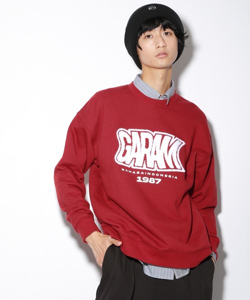 PBLIM（ページボーイリム）の「PAGEBOYLIM/サガラシシュウスウェット（スウェット・レディース・レッド/オフホワイト/ブルー・MEDIUM/LARGE）」の21枚目の写真