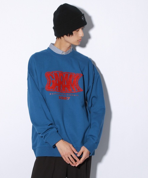 PBLIM（ページボーイリム）の「PAGEBOYLIM/サガラシシュウスウェット（スウェット・レディース・レッド/オフホワイト/ブルー・MEDIUM/LARGE）」の22枚目の写真