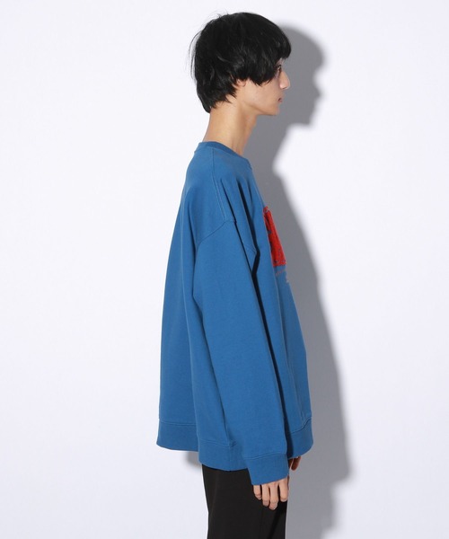 PBLIM（ページボーイリム）の「PAGEBOYLIM/サガラシシュウスウェット（スウェット・レディース・レッド/オフホワイト/ブルー・MEDIUM/LARGE）」の13枚目の写真