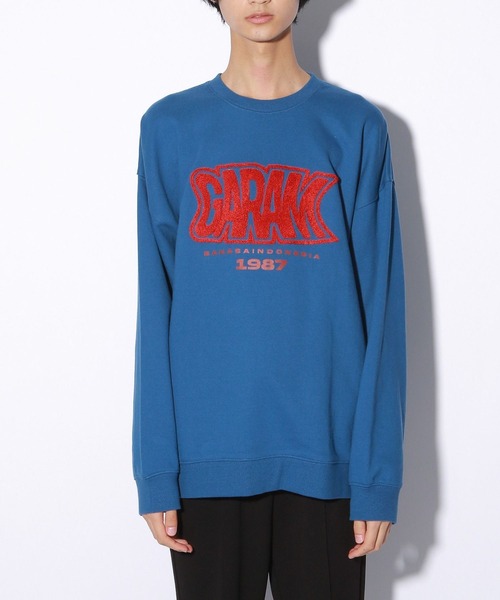 PBLIM（ページボーイリム）の「PAGEBOYLIM/サガラシシュウスウェット（スウェット・レディース・レッド/オフホワイト/ブルー・MEDIUM/LARGE）」の8枚目の写真