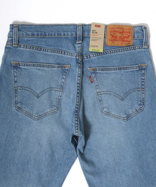 Levi's(リーバイス)の「Levi's/リーバイス 511 SLIM FIT ストレッチ スリムフィットストレート ウォッシュ加工デニム(デニムパンツ・メンズ・インディゴブルー/ダークインディゴブルー/ライトインディゴブルー・32inch/30inch/28inch/34inch/36inch/31inch/29inch/33inch)」の16枚目の写真
