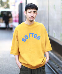 BEAMS | BEAMS / プリント ルーズ 半袖スウェット(スウェット)