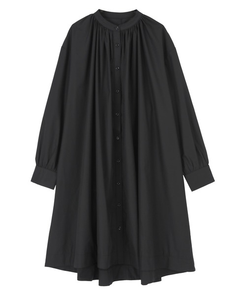 titivate（ティティベイト）の「バックシャーリングワンピース（シャツワンピース・レディース・オフホワイト/ライトグリーン/ブルー/ブラック/ネイビー・S/M/L）」の7枚目の写真