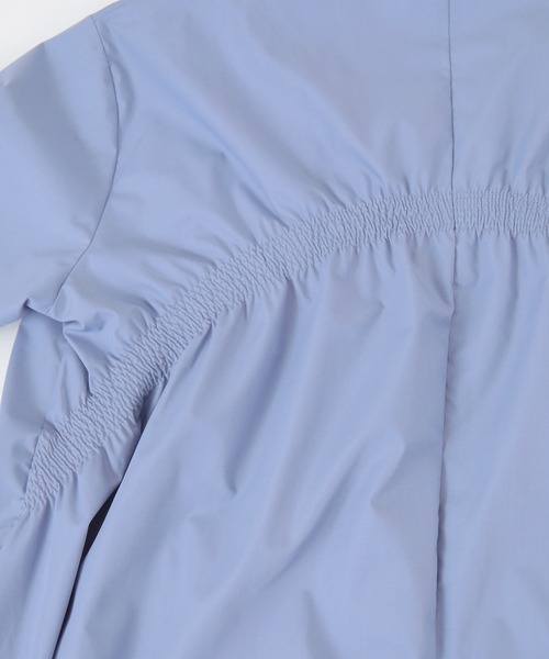 titivate（ティティベイト）の「バックシャーリングワンピース（シャツワンピース・レディース・オフホワイト/ライトグリーン/ブルー/ブラック/ネイビー・S/M/L）」の14枚目の写真