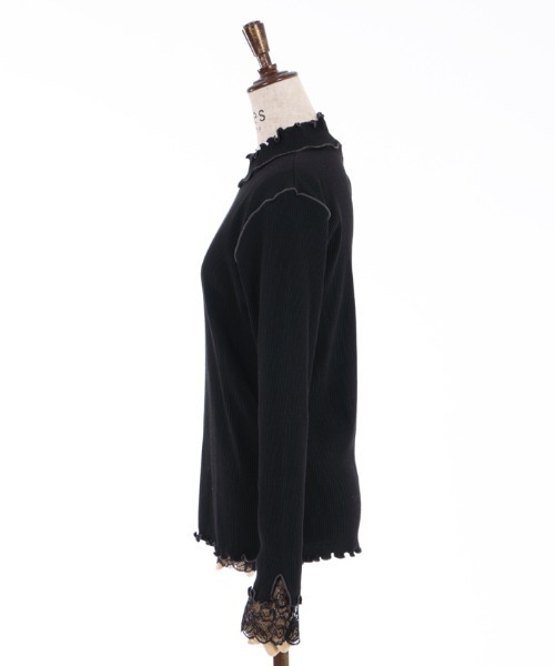 axes femme(アクシーズファム)の「メローリブタートルインナー(Tシャツ/カットソー・レディース・ブラック/ベージュ/キナリ/ミント・FREE)」の22枚目の写真