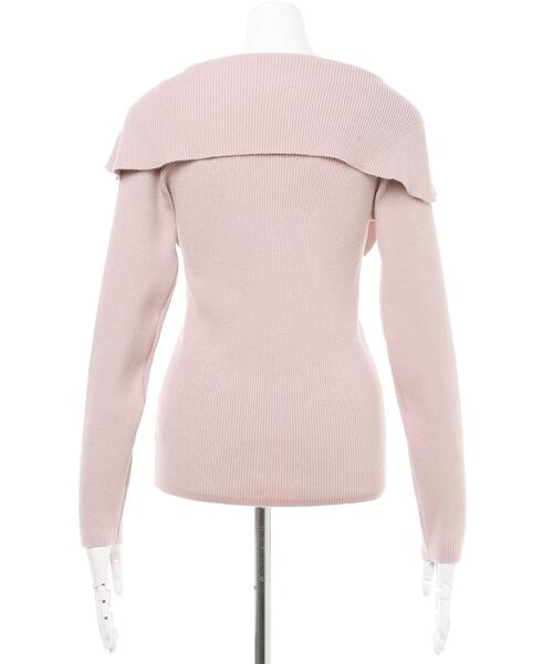 INGNI（イング）の「セーラーカラー／リブニット（ニット/セーター・レディース・アイボリー/ピンクベージュ/その他/ブラック/ブラック系その他/アイボリー系/サックスブルー系2/ピンク系・M）」の16枚目の写真