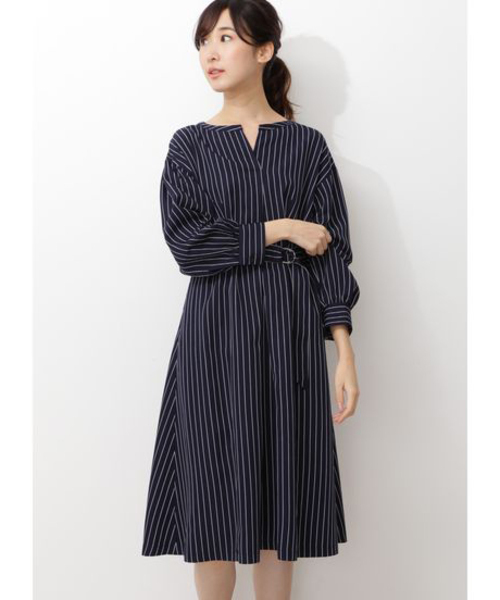セール ブランド古着 長袖ワンピース ワンピース Natural Beauty Basic ナチュラルビューティーベーシック のファッション通販 Zozoused