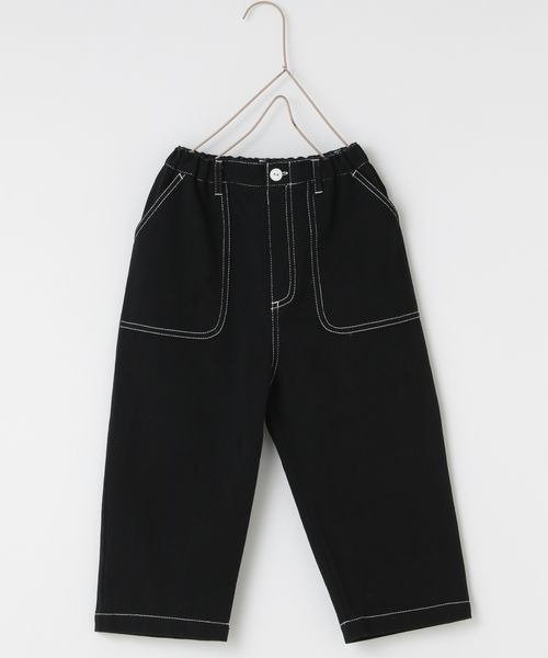 LOWRYS FARM（ローリーズファーム）の「コットンステッチベーカーパンツ　263101（その他パンツ・キッズ・ブラック/レッド/ブルー/アイボリー・110cm/120cm/130cm/140cm/150cm）」の2枚目の写真