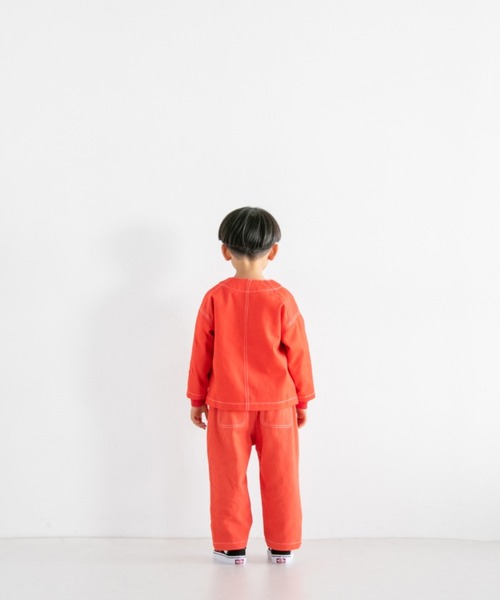 LOWRYS FARM（ローリーズファーム）の「コットンステッチベーカーパンツ　263101（その他パンツ・キッズ・ブラック/レッド/ブルー/アイボリー・110cm/120cm/130cm/140cm/150cm）」の18枚目の写真