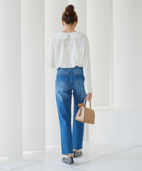 KOBE LETTUCE（コウベレタス）の「ショルダーベルト付き2wayスクエアフラップハンドバッグ（ショルダーバッグ・レディース・ブラック/ベージュ/アイボリー/スモークピンク・FREE）」の22枚目の写真