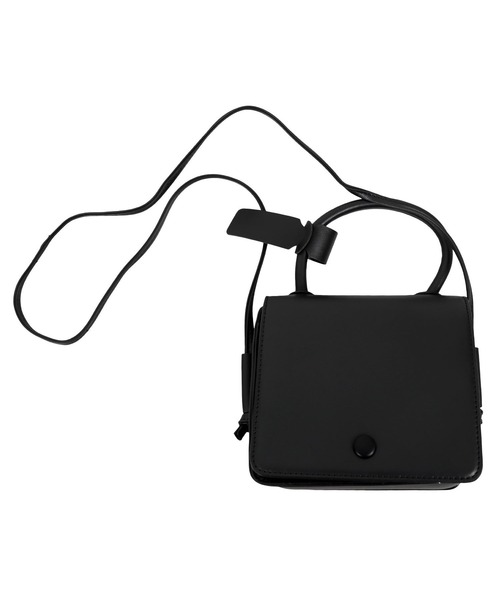 KOBE LETTUCE（コウベレタス）の「ショルダーベルト付き2wayスクエアフラップハンドバッグ（ショルダーバッグ・レディース・ブラック/ベージュ/アイボリー/スモークピンク・FREE）」の19枚目の写真