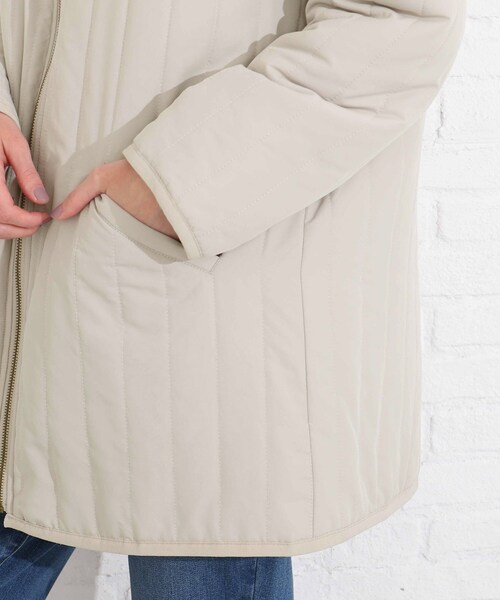 SHOO・LA・RUE(シューラルー)の「◆縦キルティングミドルジャケット(その他アウター・レディース・ブラック/アイボリー・02/03/04)」の13枚目の写真