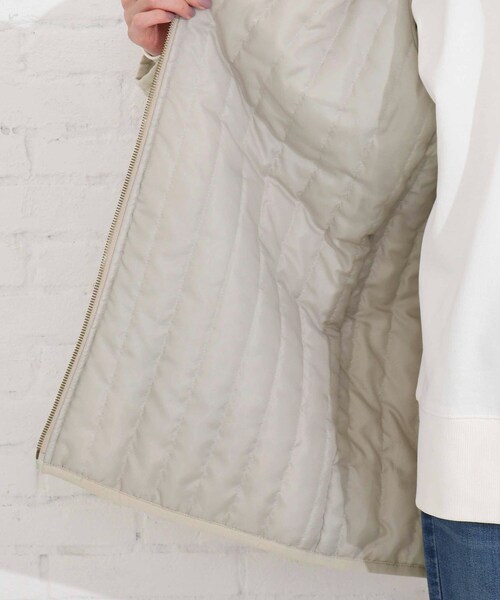 SHOO・LA・RUE(シューラルー)の「◆縦キルティングミドルジャケット(その他アウター・レディース・ブラック/アイボリー・02/03/04)」の4枚目の写真