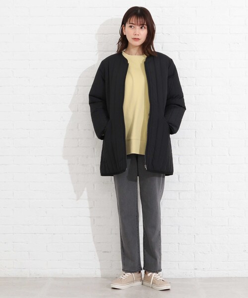 SHOO・LA・RUE(シューラルー)の「◆縦キルティングミドルジャケット(その他アウター・レディース・ブラック/アイボリー・02/03/04)」の12枚目の写真