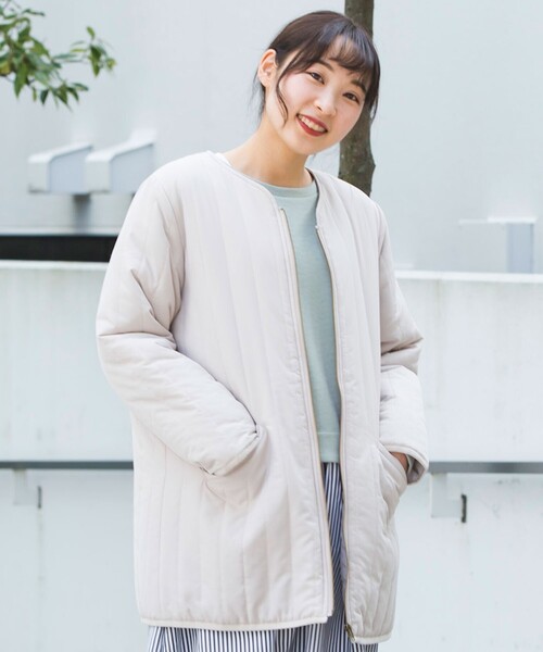 SHOO・LA・RUE(シューラルー)の「◆縦キルティングミドルジャケット(その他アウター・レディース・ブラック/アイボリー・02/03/04)」の17枚目の写真