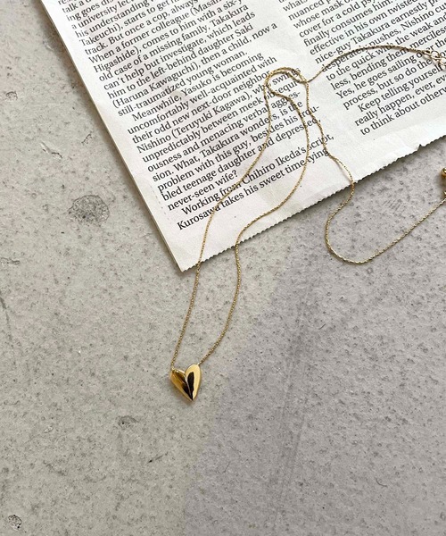 CANAL JEAN（キャナルジーン）の「Casselini(キャセリーニ) ハートネックレス（ネックレス・レディース・シルバー/ゴールド・ONE SIZE）」の2枚目の写真