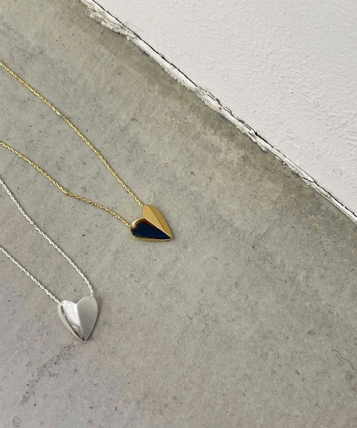 CANAL JEAN（キャナルジーン）の「Casselini(キャセリーニ) ハートネックレス（ネックレス・レディース・シルバー/ゴールド・ONE SIZE）」の4枚目の写真
