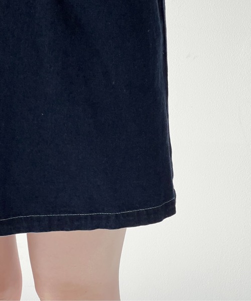 one way(ワンウェイ)の「ビックカラーウエストタックワンピース(ワンピース・レディース・ホワイト/ベージュ/ブラック系その他/ダークブルー・FREE)」の19枚目の写真