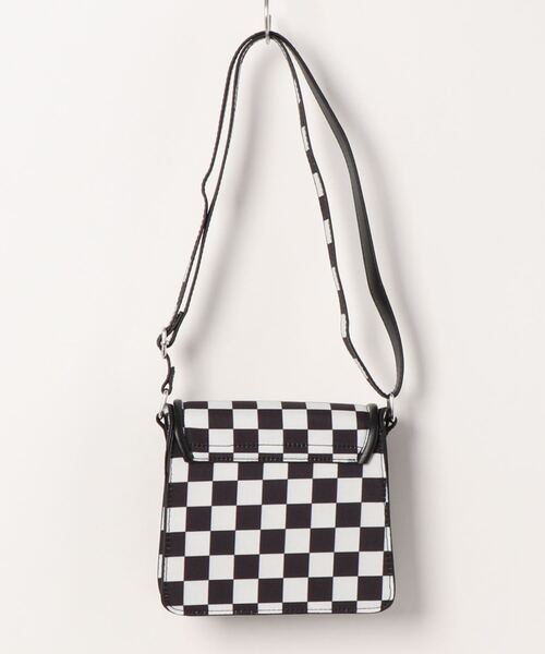 SPINNS(スピンズ)の「ブロックチェック ショルダーバッグ(ショルダーバッグ・メンズ・ブラック×ホワイト/ブラウン・ONESIZE)」の3枚目の写真