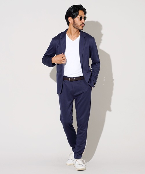 roshell（ロシェル）の「ストレッチVネック無地長袖Tシャツ（Tシャツ/カットソー・メンズ・ホワイト/チャコールグレー/ブラック/ネイビー・SMALL/MEDIUM/LARGE/X-LARGE/XX-LARGE）」の13枚目の写真