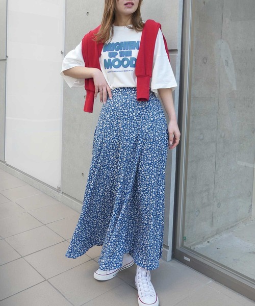 CORNERS（コーナーズ）の「ロゴプリントTシャツ（Tシャツ/カットソー・レディース・オフホワイト/スミクロ/オートミール・FREE）」の10枚目の写真