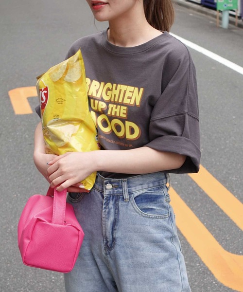 CORNERS(コーナーズ)の「ロゴプリントTシャツ(Tシャツ/カットソー・レディース・オフホワイト/スミクロ/オートミール・FREE)」の13枚目の写真