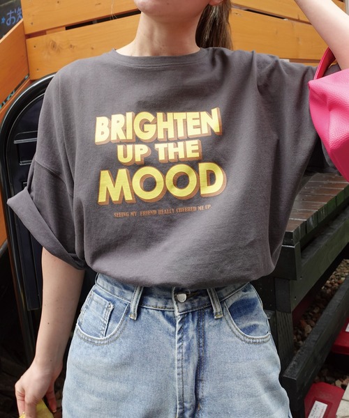 CORNERS(コーナーズ)の「ロゴプリントTシャツ(Tシャツ/カットソー・レディース・オフホワイト/スミクロ/オートミール・FREE)」の10枚目の写真