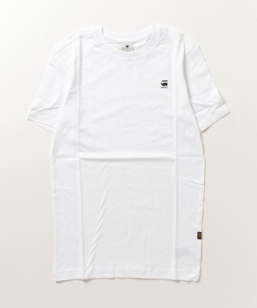 G-STAR（ジースター）の「G-RAW SLIM T-SHIRT/ワンポイント/ロゴ（Tシャツ/カットソー・メンズ・ダークブラック/ホワイト・SMALL/MEDIUM/LARGE/X-LARGE/X-SMALL）」の17枚目の写真